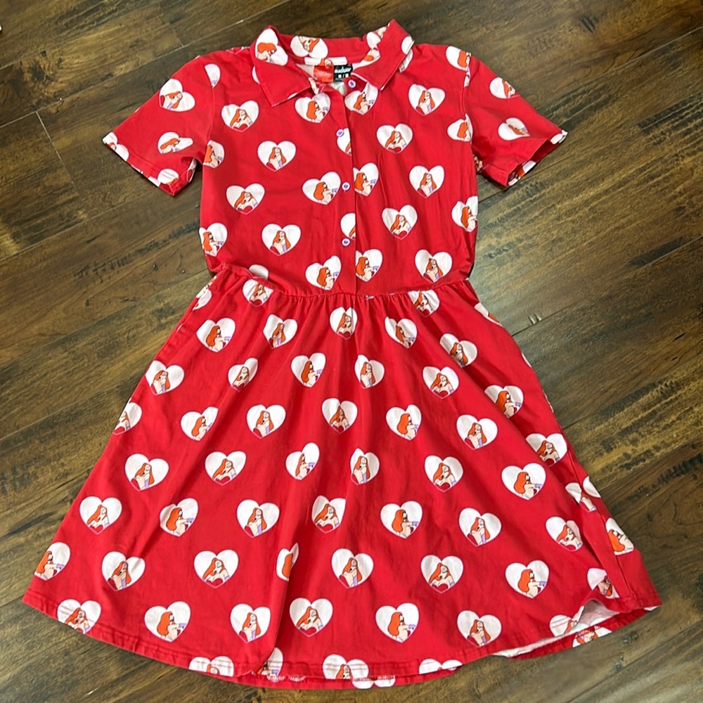 Disney Cakeworthy Jessica Rabbit Red Dress Women’s Size Medium